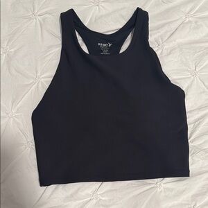 Girls Old Navy Black Racerback Crop Top